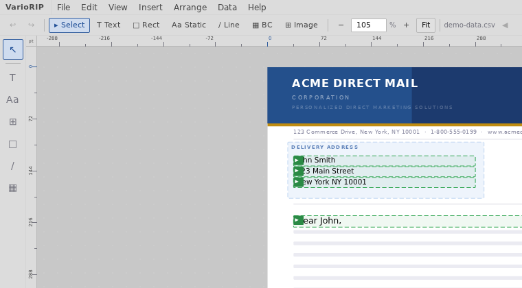 Template editor - Image 1
