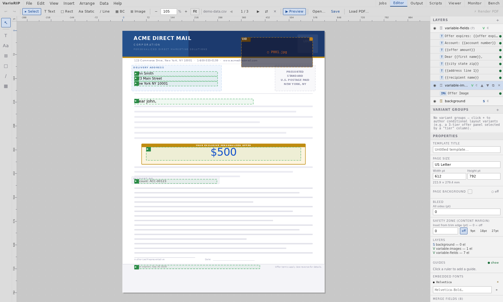 Template editor - Image 2